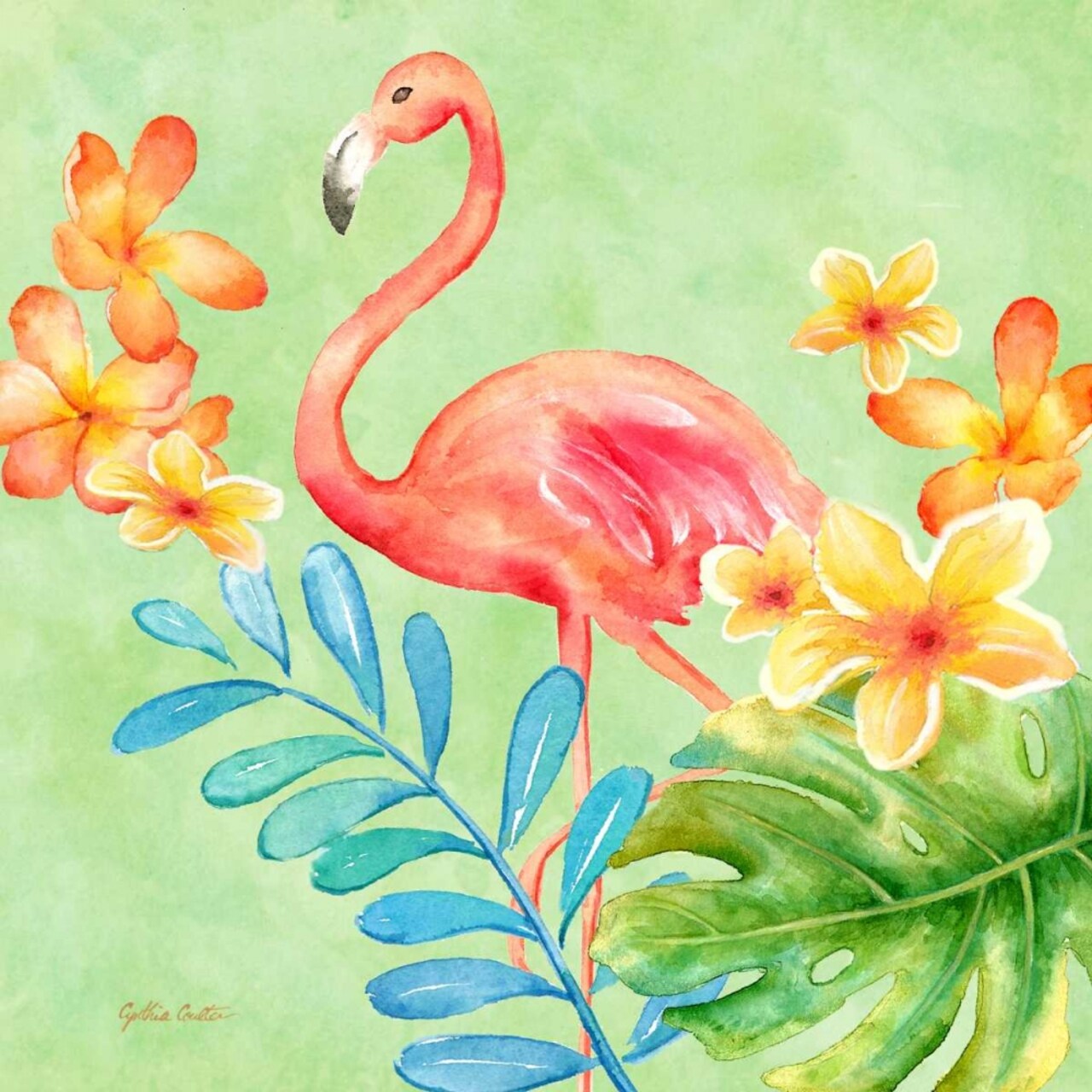 Tropical Paradise Brights IV Poster Print by Cynthia Coulter - Item # VARPDXRB11996CC